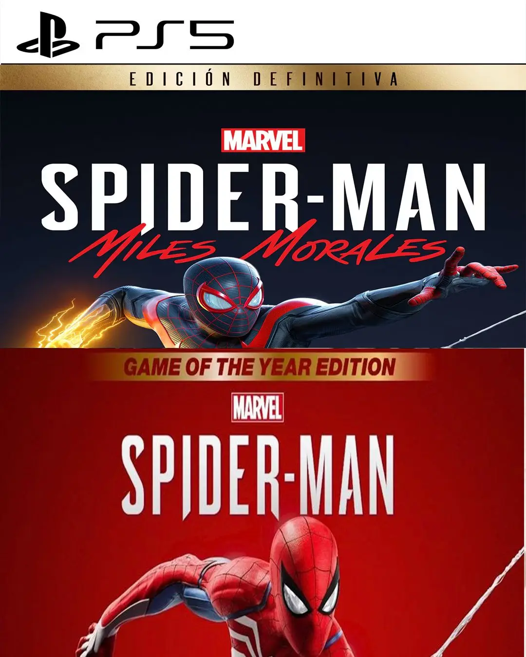 Marvel Spider Man Miles Morales - Marvel's Spider-Man: Game of the Year Edition - PS5