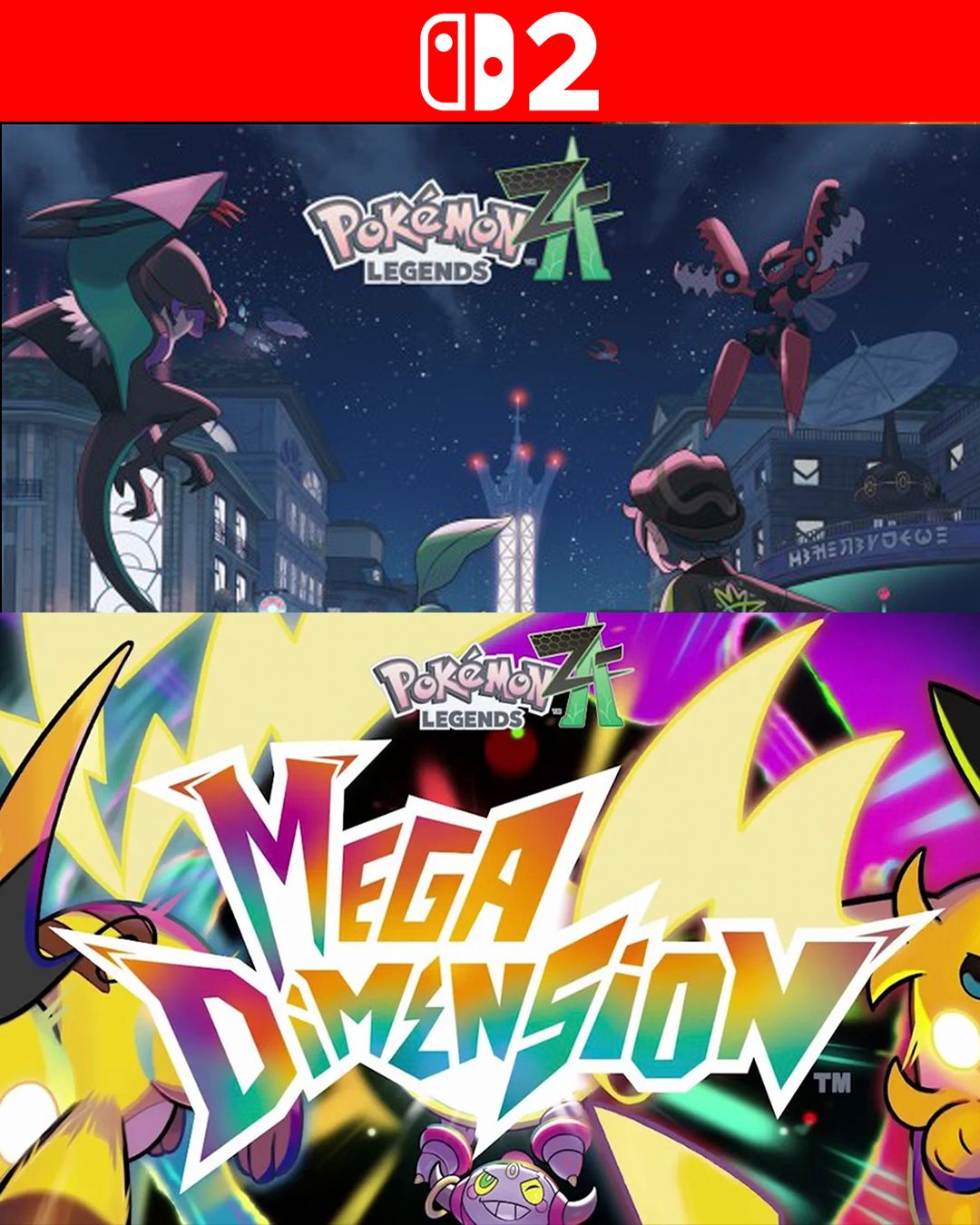 Pokémon Legends: Z-A + Mega Dimension DLC - NINTENDO SWITCH 2