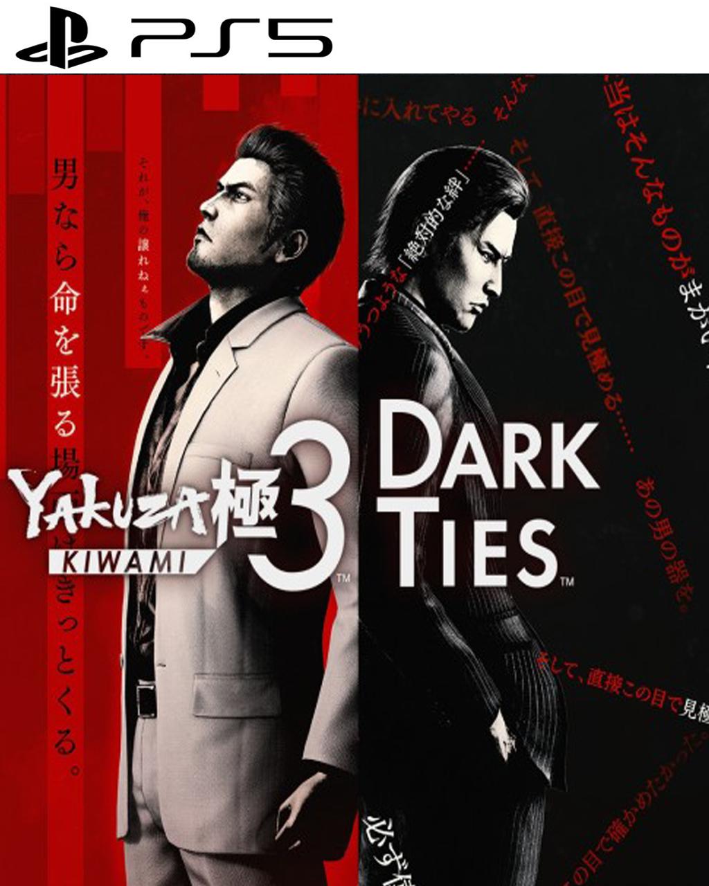 Yakuza Kiwami 3 y Dark Ties PS5 PRE ORDEN